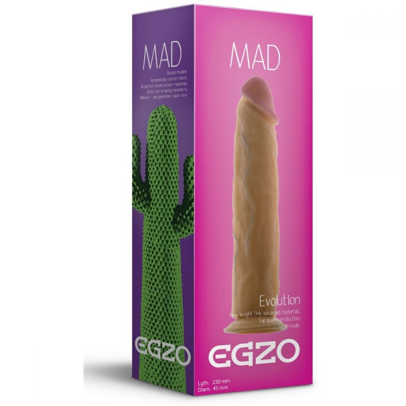 Фаллоимитатор реалистичный "Egzo" на присоске 