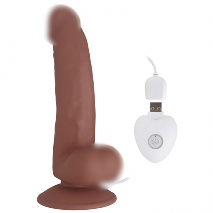 Вибратор реалистичный "Seducer 5,5" мулат на присоске 